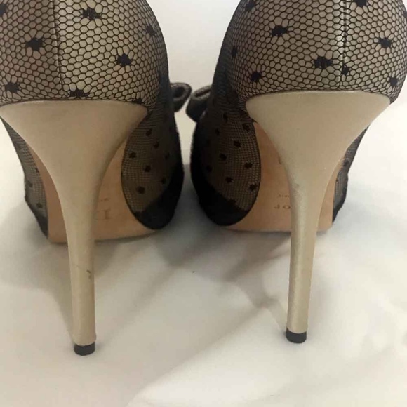 Christian Dior Bow Front Open Toe Platform Heel - Picture 4 of 5